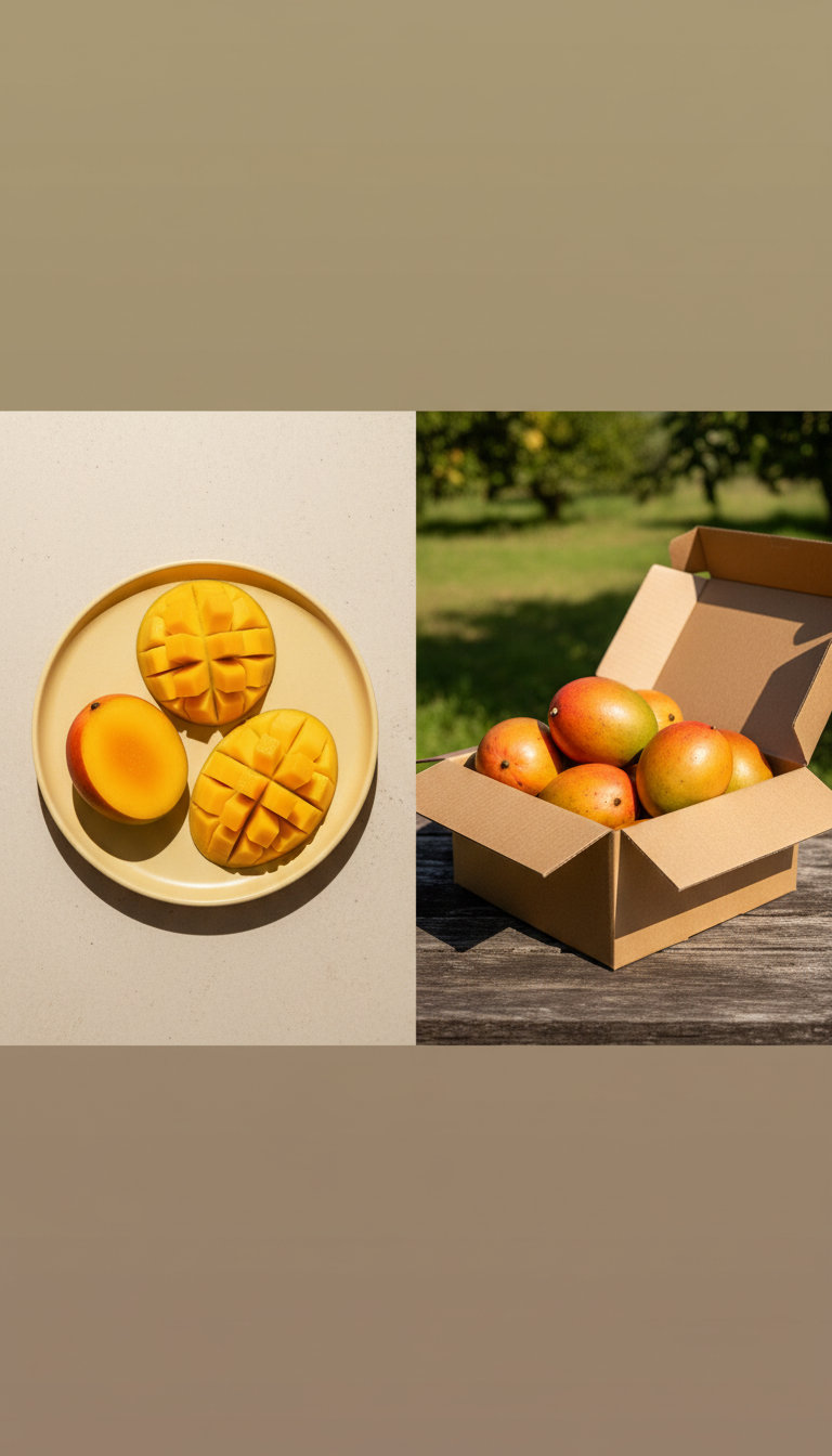 Large Organic Mango Gift Box